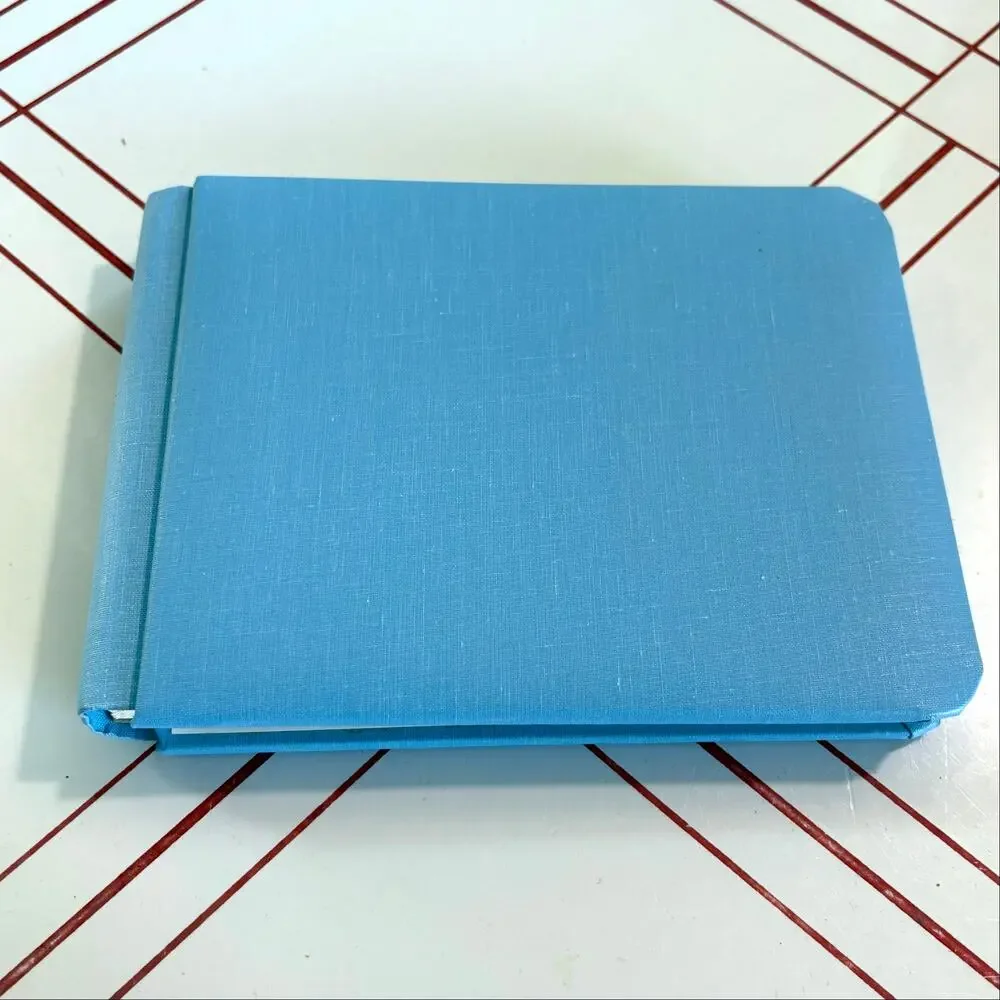 Creative Memories Blue Scrapbook Album Small Blank Memory Book 6x8